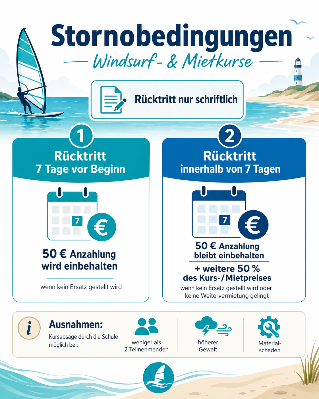 Stornobedingungen